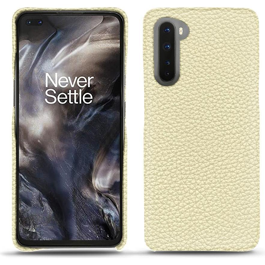 Noreve Lederschutzhülle (OnePlus Nord), Smartphone Hülle, Weiss