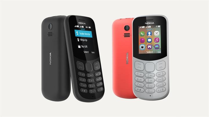 Actual product image Nokia 130 (2017) 2g (1.80", 0.30 Mpx)