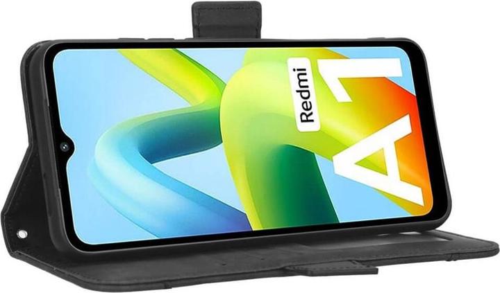 Actual product image Cover-Discount Xiaomi Redmi A2 / A1 - Case with many card slots black (Xiaomi Redmi A2)