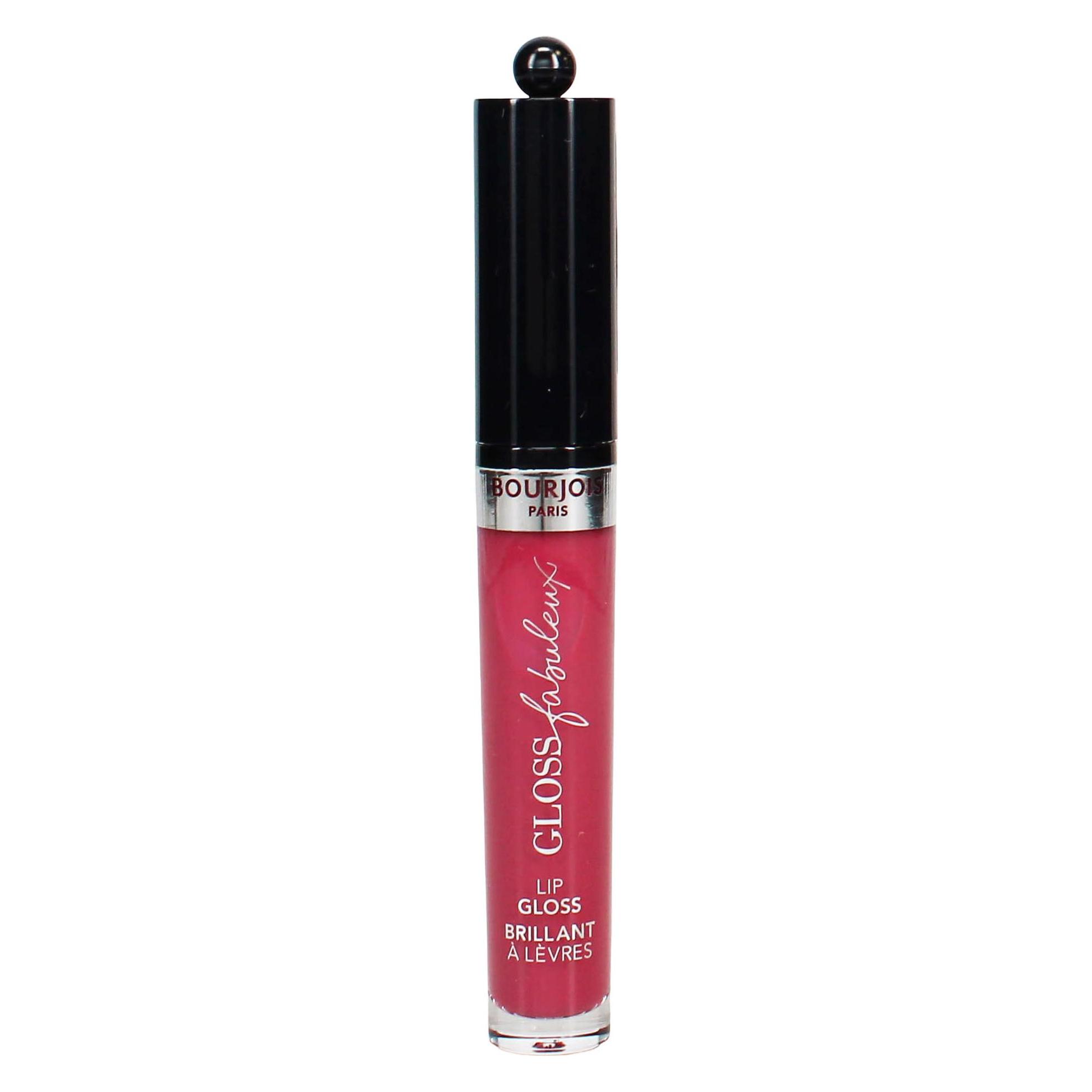 Bourjois, Lippenstift + Lipgloss, Bj Labial Effet 3d Fabuleux Gloss 24h (08 Berry Talentvol)