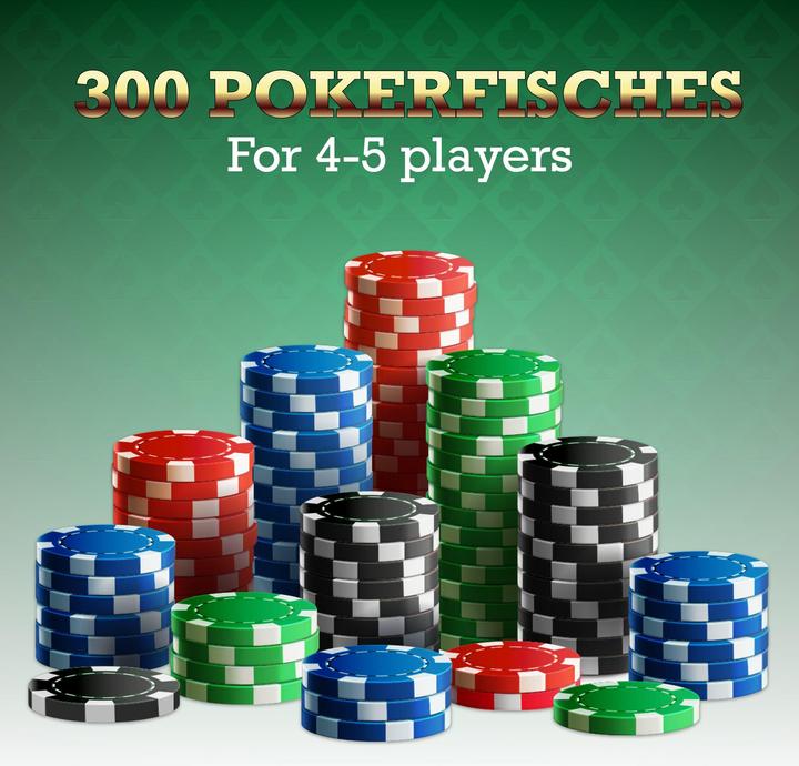 Produktbild Champ Poker Set 300tlg mit Aluminiumkoffer (Deutsch, Englisch, 2 - 10 Spieler)
