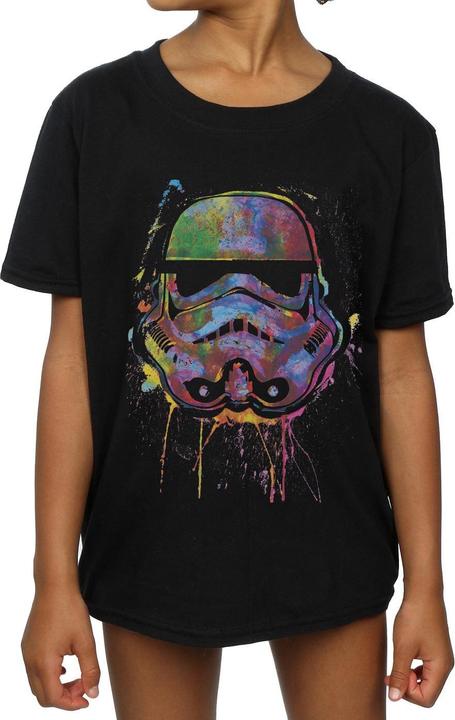 Produktbild Star Wars Stormtrooper Paint Splats TShirt Mädchen (128)