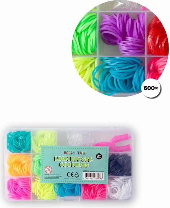 Produktbild I Am Creative Loom DIY Set, 600 Stk.
