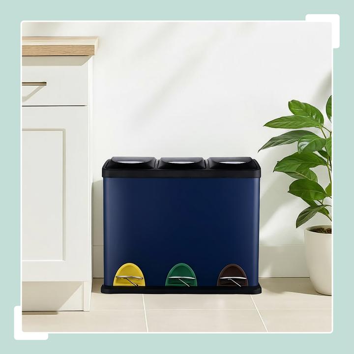 Produktbild Relaxdays Mülleimer 3x8l (8 l)