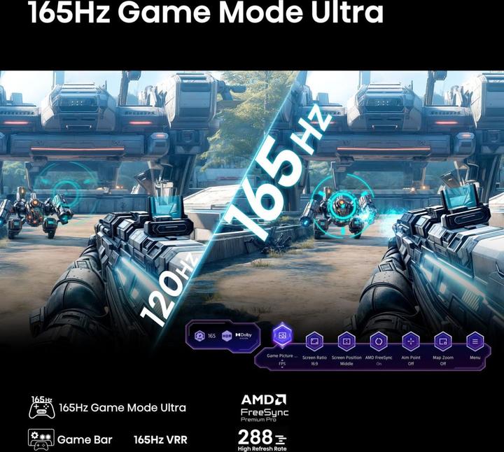 Actual product image Hisense TV 75U7Q PRO (75", U7Q Pro, LED, Mini-LED, 4K, 2025)