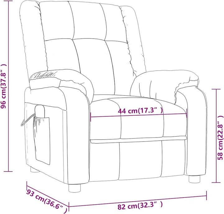 Image du produit vidaXL Massagesessel