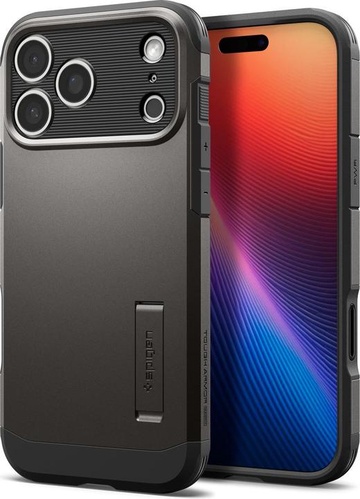 Immagine prodotto Spigen - Tough Armor "T" MagSafe - iPhone 17 Pro - Gunmetal (Apple iPhone 17 Pro)