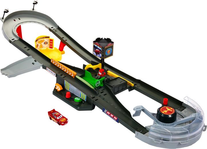 Mattel Disney Pixar Cars Zuigerbeker Actie Racebaan