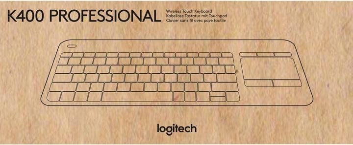 Produktbild Logitech K400 Plus (Englisch International, Kabellos)