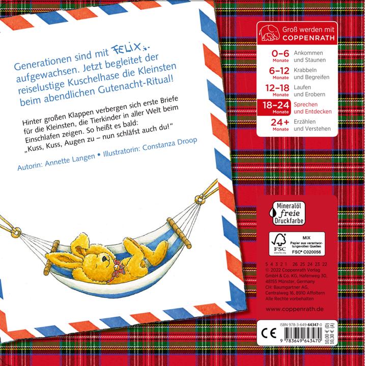 Actual product image Erste Gutenacht-Briefe von Felix (German, Annette Langen, Constanza Droop, 2022)