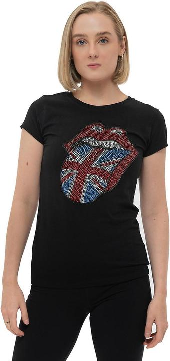 Immagine prodotto The Rolling Stones Maglietta classica in cotone impreziosita da donna/donna (S)