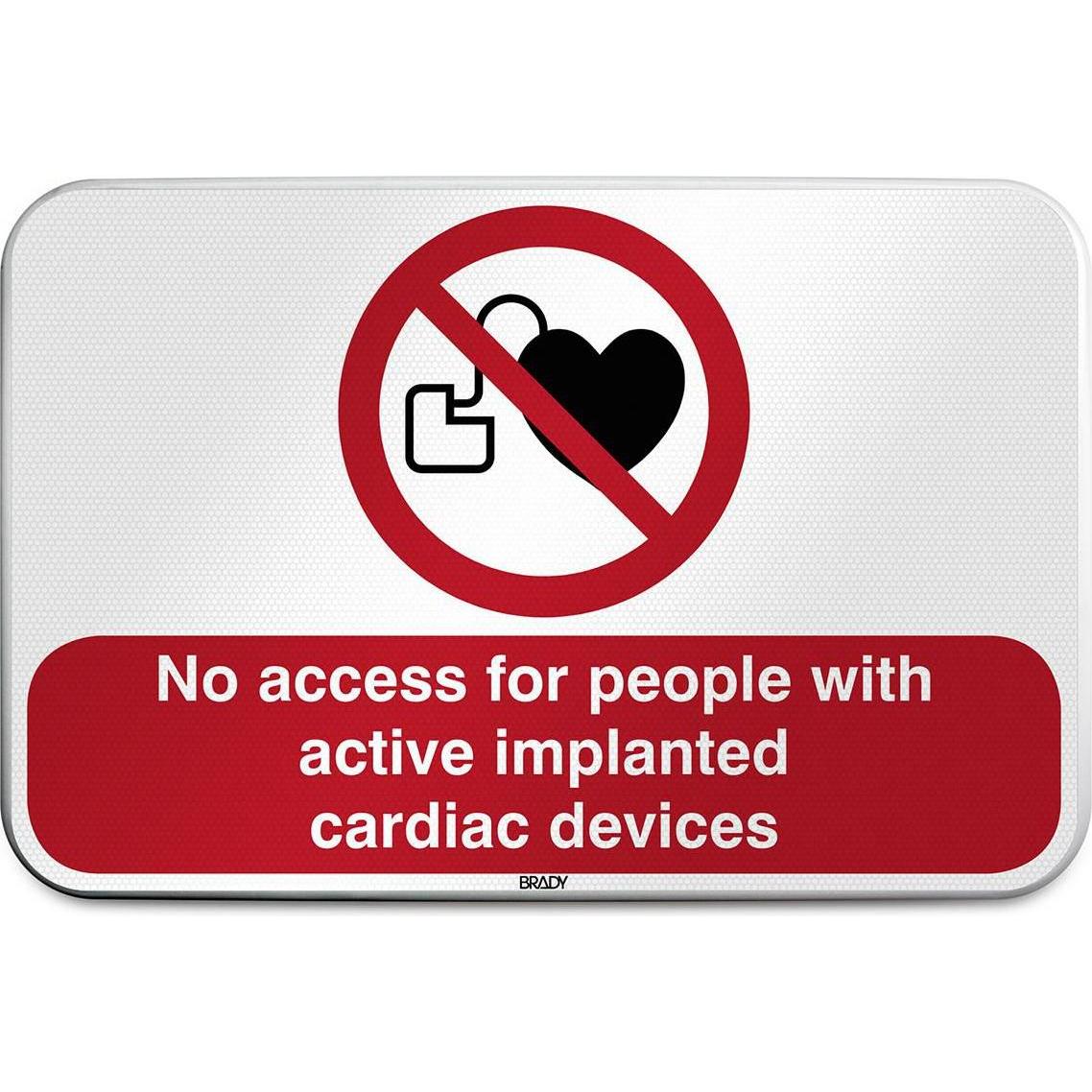 Brady, Etiketten, ISO Safety Sign - No access