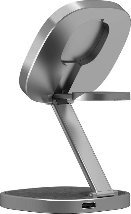 Produktbild Xlayer MagFix Pro 3 in 1 Induktive Ladestation grau, 15 Watt (15 W)