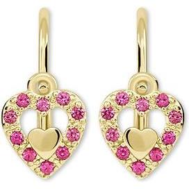 Brilio, Ohrringe, GirlsÂ' heart earrings made of gold 745 239 001 00779 0000770