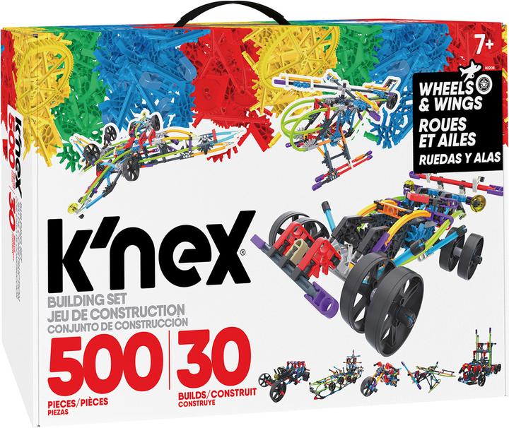 Actual product image K'Nex Building Set Wings & Wheels 30 Models