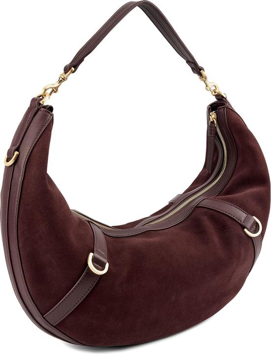 Actual product image Les Visionnaires Enya Schultertasche Leder 46 cm