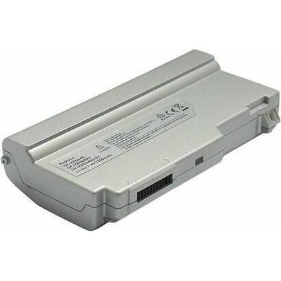 CoreParts Laptop Battery for Panasonic (6 Zellen, 7800 mAh), Notebook Akku, Silber