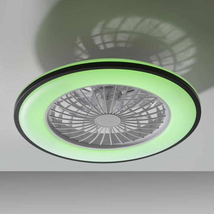 Produktbild Just Light LED Deckenventilator LENO warmweiss - kaltweiss RGB Fernbedienung