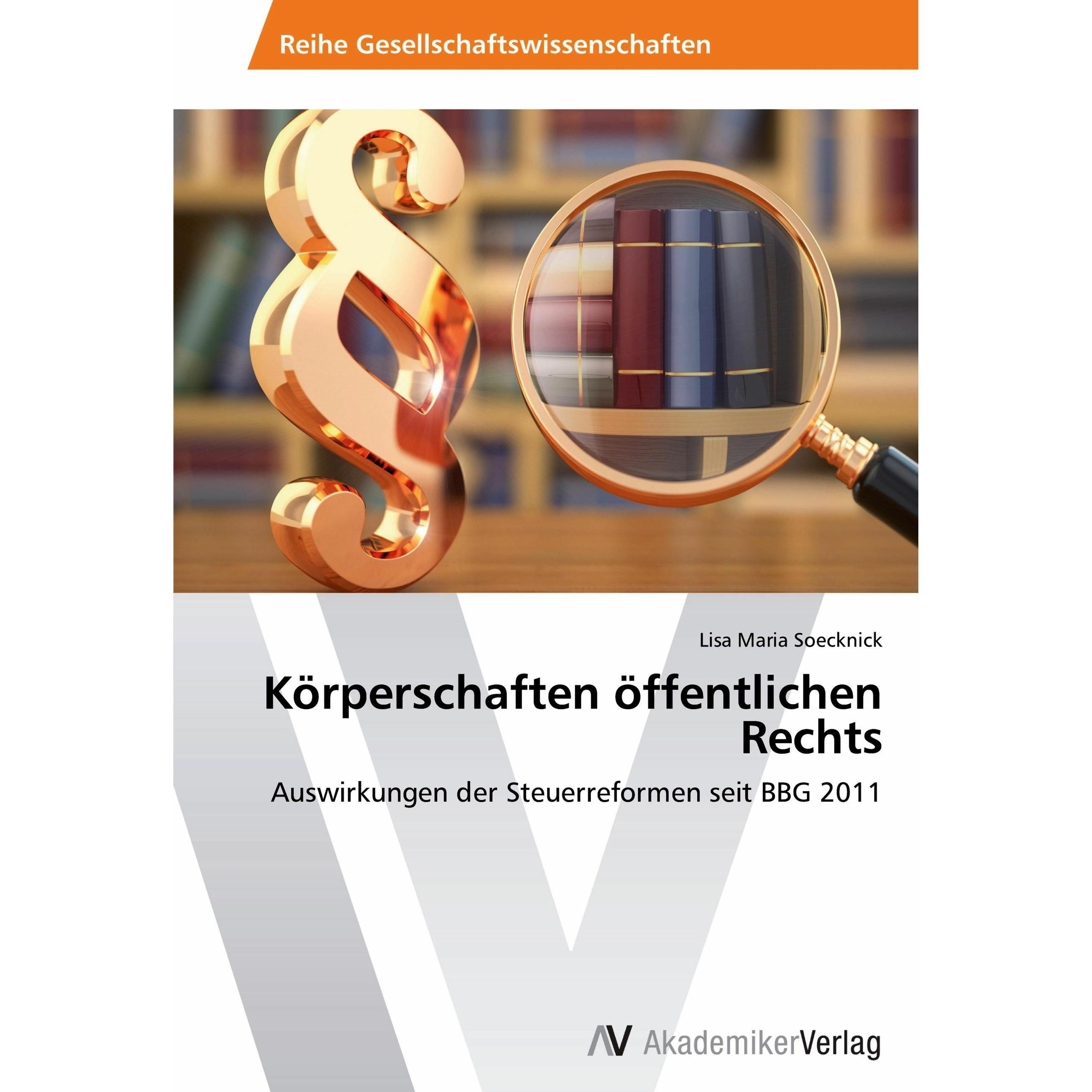 Körperschaften öffentlichen Rechts, Ratgeber von Lisa Maria Soecknick