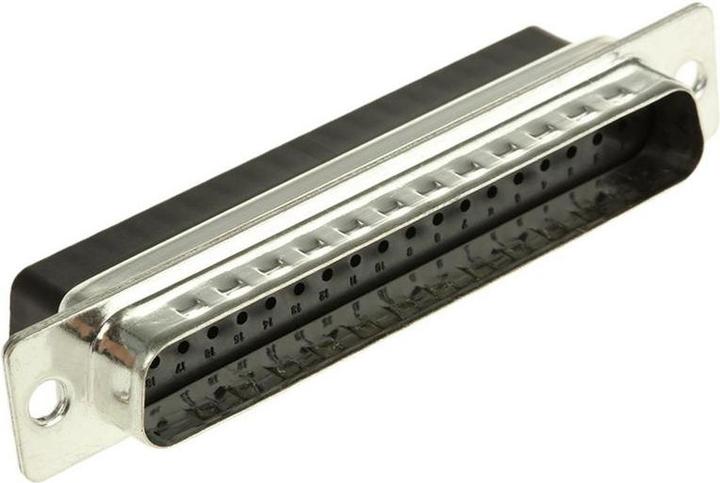 Actual product image RS PRO 37 way shielded crimp D plug shell,5A