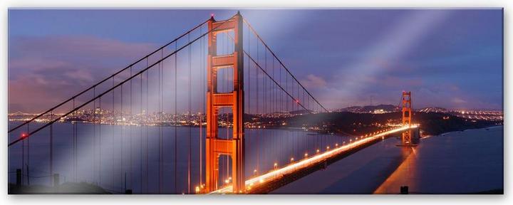 Actual product image Trenddeko Golden Gate Bridge Panorama (80 x 30 cm)