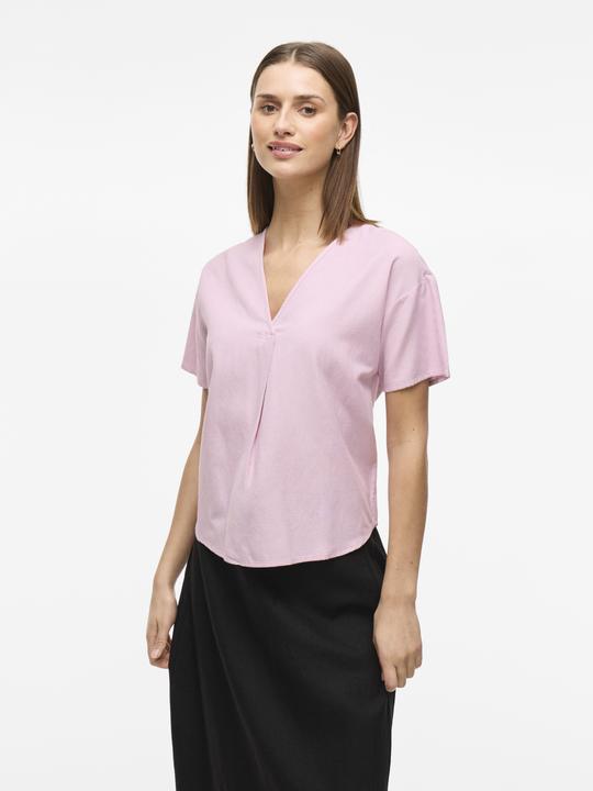 Produktbild Vila V-Ausschnitt Oberteil mit kurzen Ärmeln (44)