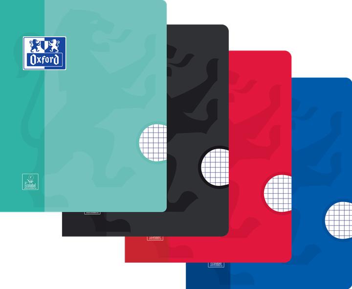 Image du produit Oxford Cahier d'école (A5, Quadrillé, Couverture rigide)