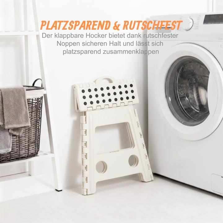 Actual product image Relaxdays Folding Stool XL