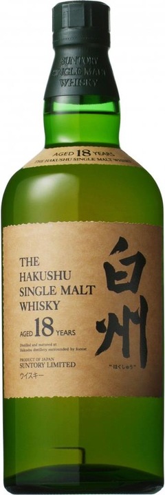 Produktbild Suntory Hakushu 18 years old (Single Malt, Japanischer Whisky, 1 x 70 cl)