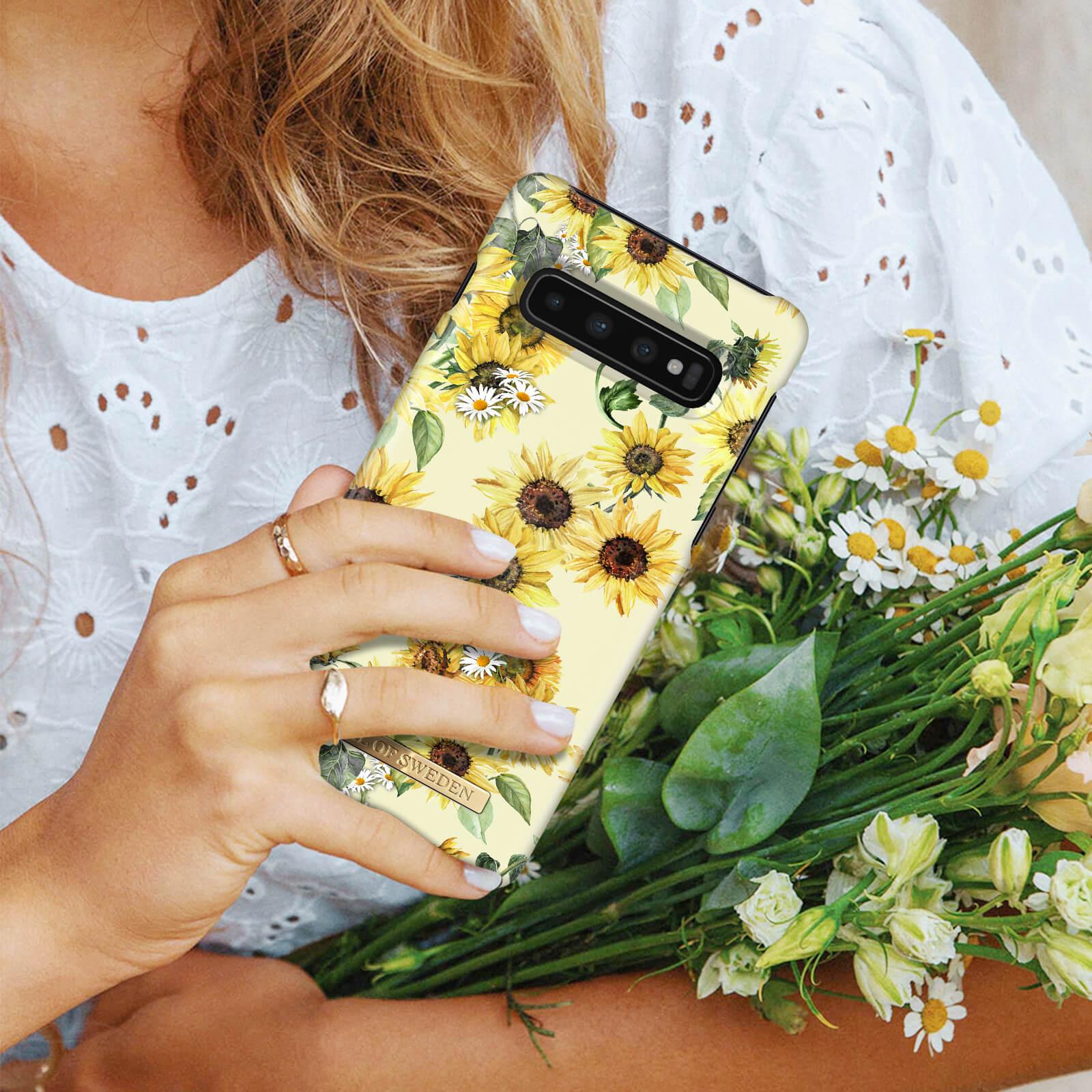 Thumbnail - iDeal Of Sweden Sunflower Lemonade (Samsung Galaxy S10), Smartphone Hülle, Gelb