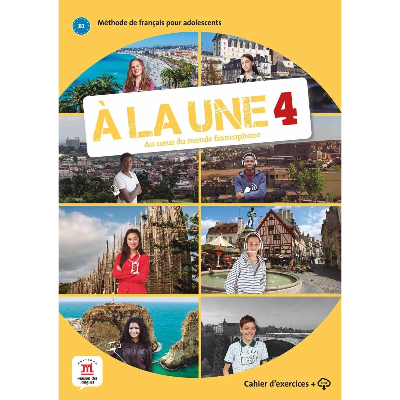 À LA UNE 4. Übungsbuch + CD + online, Schulbücher