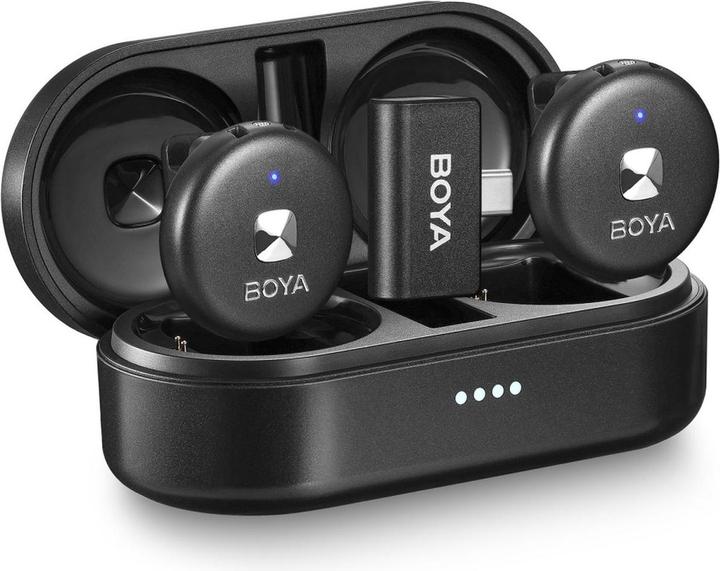 Actual product image Boya wireless microphone Omic Wireless USB-C, black