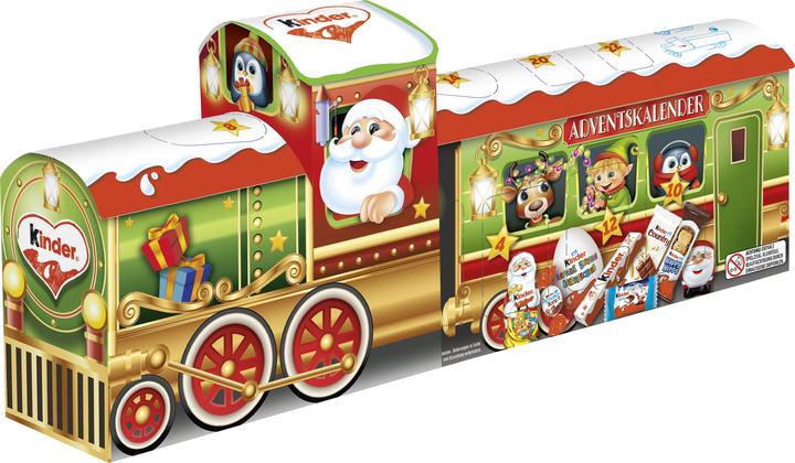Actual product image Kinder 3D chocolate train