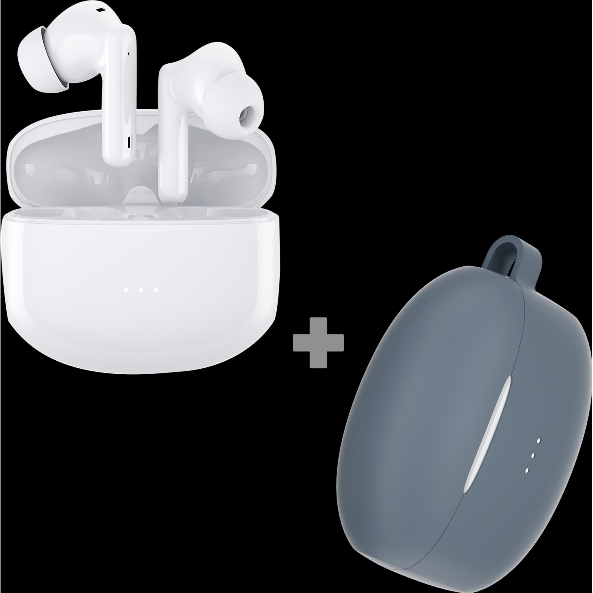Cazy Bluetooth In-Ear Kopfhörer, Kabellose, Noise Cancelling kopfhoerer, Aktive Geräuschunterdrückung (ANC, 5.50 h, Kabe...