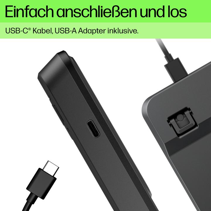 Actual product image HP 405 Multi-Device Backlit Wired Keyboard (DE, Cable)