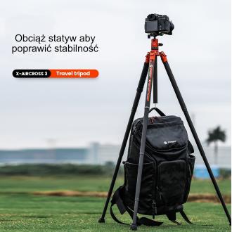 Image du produit Fotopro X Aircross 3 Carbon Tripod Oranje (Carbone)
