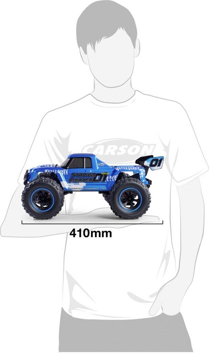 Actual product image Carson 1:10 XS Stadium Fighter 100% RTR blue (RTR Ready-to-Run)
