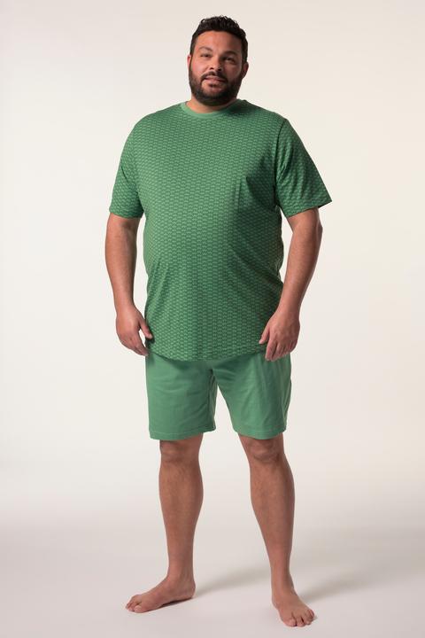 Produktbild Men+ Schlafanzug, gemustertes T-Shirt, Shorts (XL)