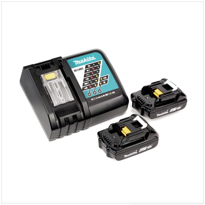 Image du produit Makita DTD 154 RYJ 18 V Li-Ion Visseuse à chocs sans fil avec boîtier MakPac + 2x Batteries BL1820 2