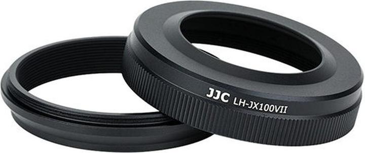 Actual product image JJC LH JX100VII Zonnekap Zwart (Fujifilm LH X100 lens hood en AR X100 adapter ring)