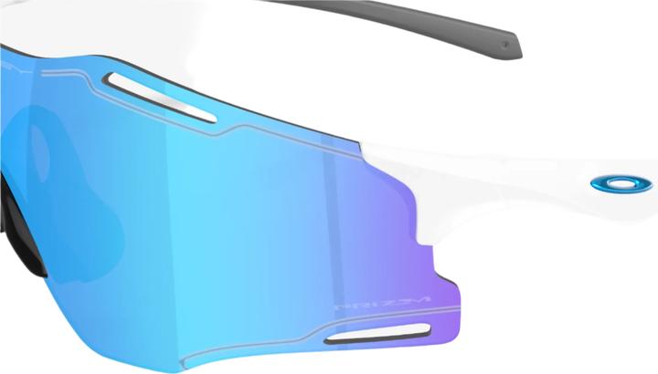 Actual product image Oakley Cybr Zero (Polished white, Prizm Sapphire, Prizm Sapphires)