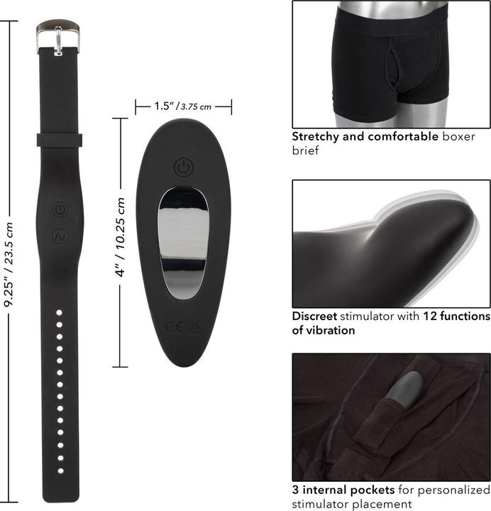 Produktbild CalExotics Remote Control Boxer Brief Set - M/L