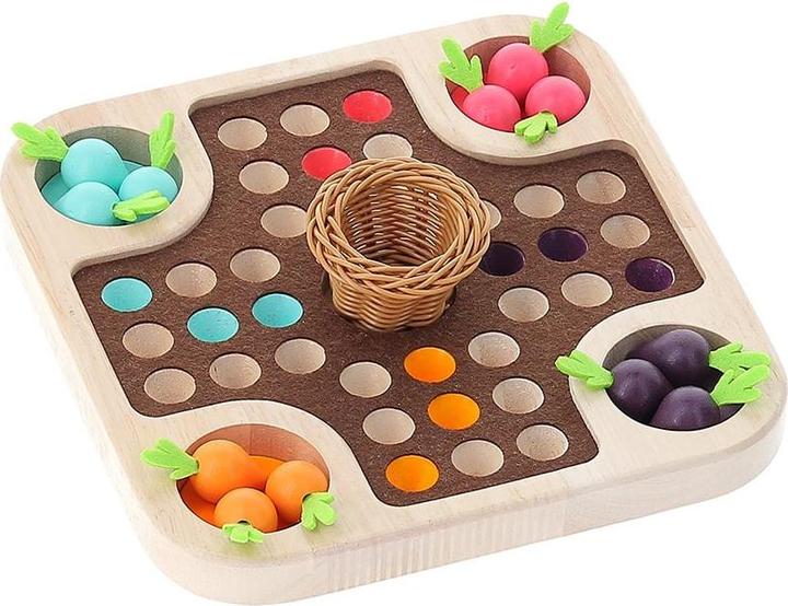 Immagine prodotto Vilac Gioca al gioco Mensch Ärgere dich nicht kleine Karotten