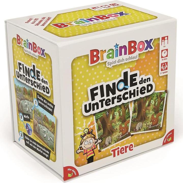 Actual product image Brainbox Find the difference - Animals (German)
