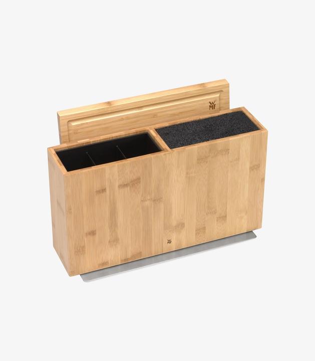 Produktbild WMF 3in1 Aufbewahrungsbox Messerblock Utensilienhalter Schneidebrett Bambus