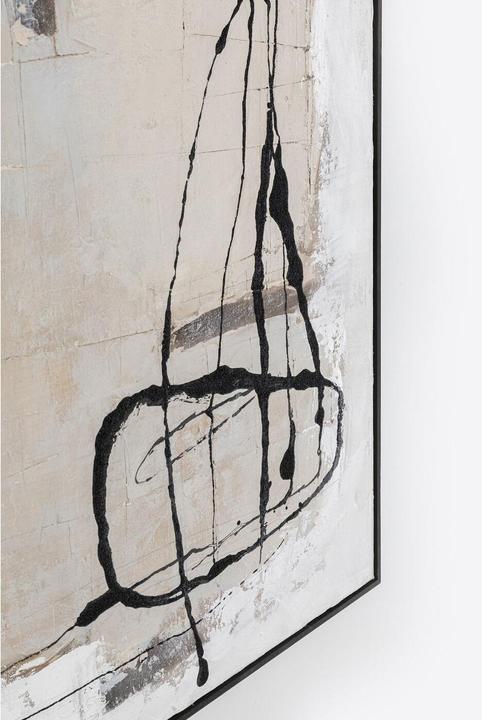 Produktbild Kare Design Gerahmtes Bild Dust Grau 100x100cm (100 x 100 cm)