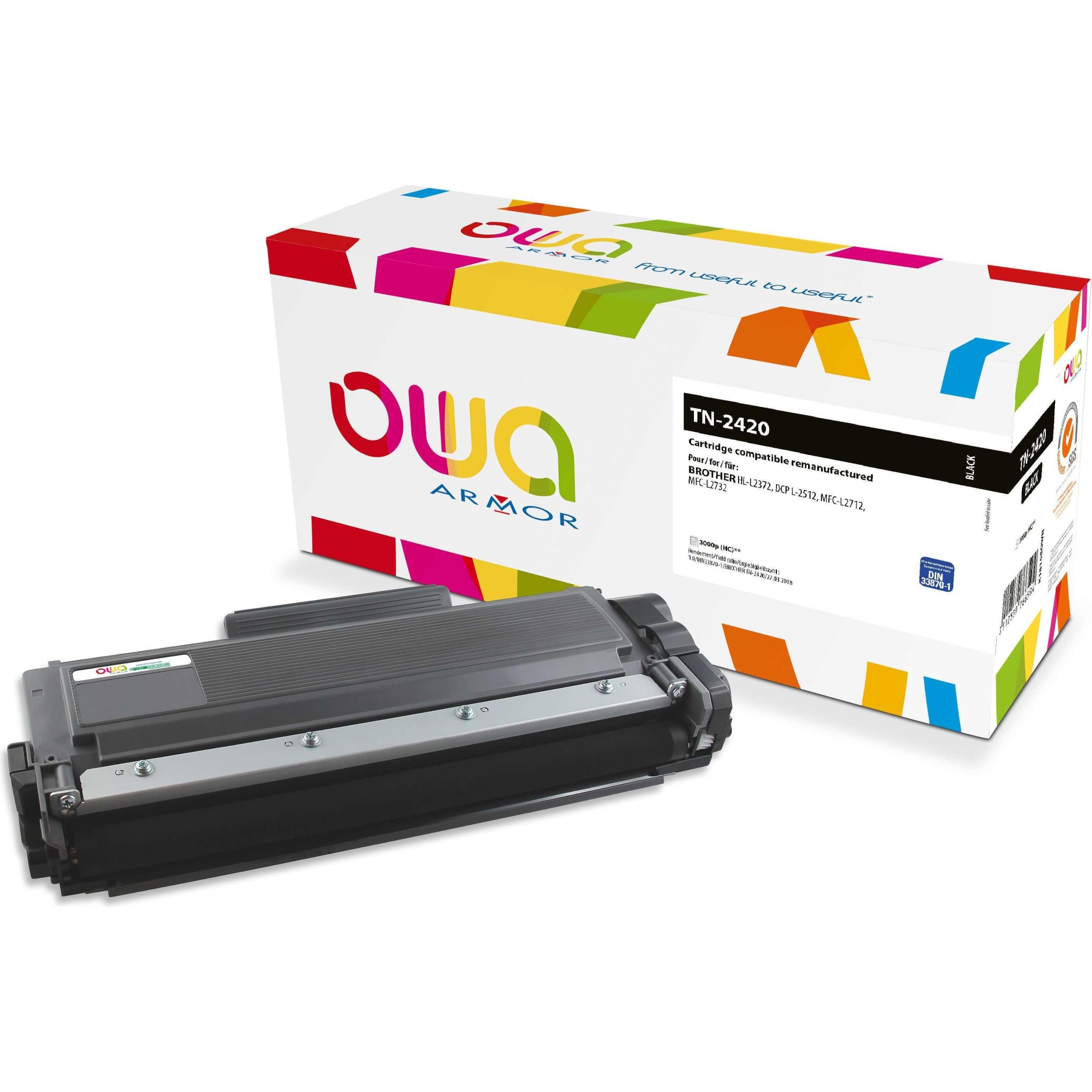Armor Owa, Toner, Toner Owa Armor Pro Brother Tn-2421(Tn2421),ÄErná/Nero