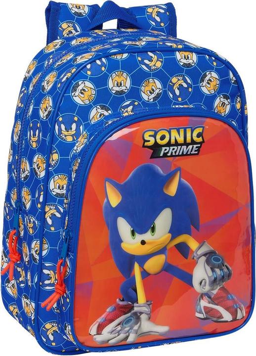 Actual product image Jakks Pacific School rucksack Sonic Prime Blue 26 x 34 x 11 cm