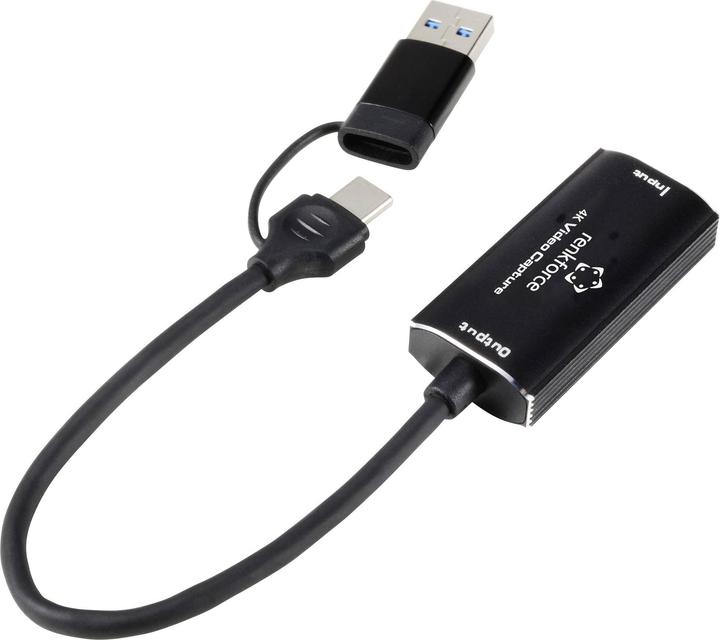 Actual product image Renkforce RF-4KVC-100 Video Capture System USB Plug and Play (Mac)