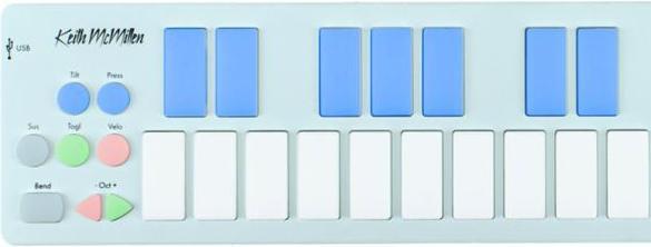 Keith McMillen K-Board MIDI-Controller Snow (Keyboard)